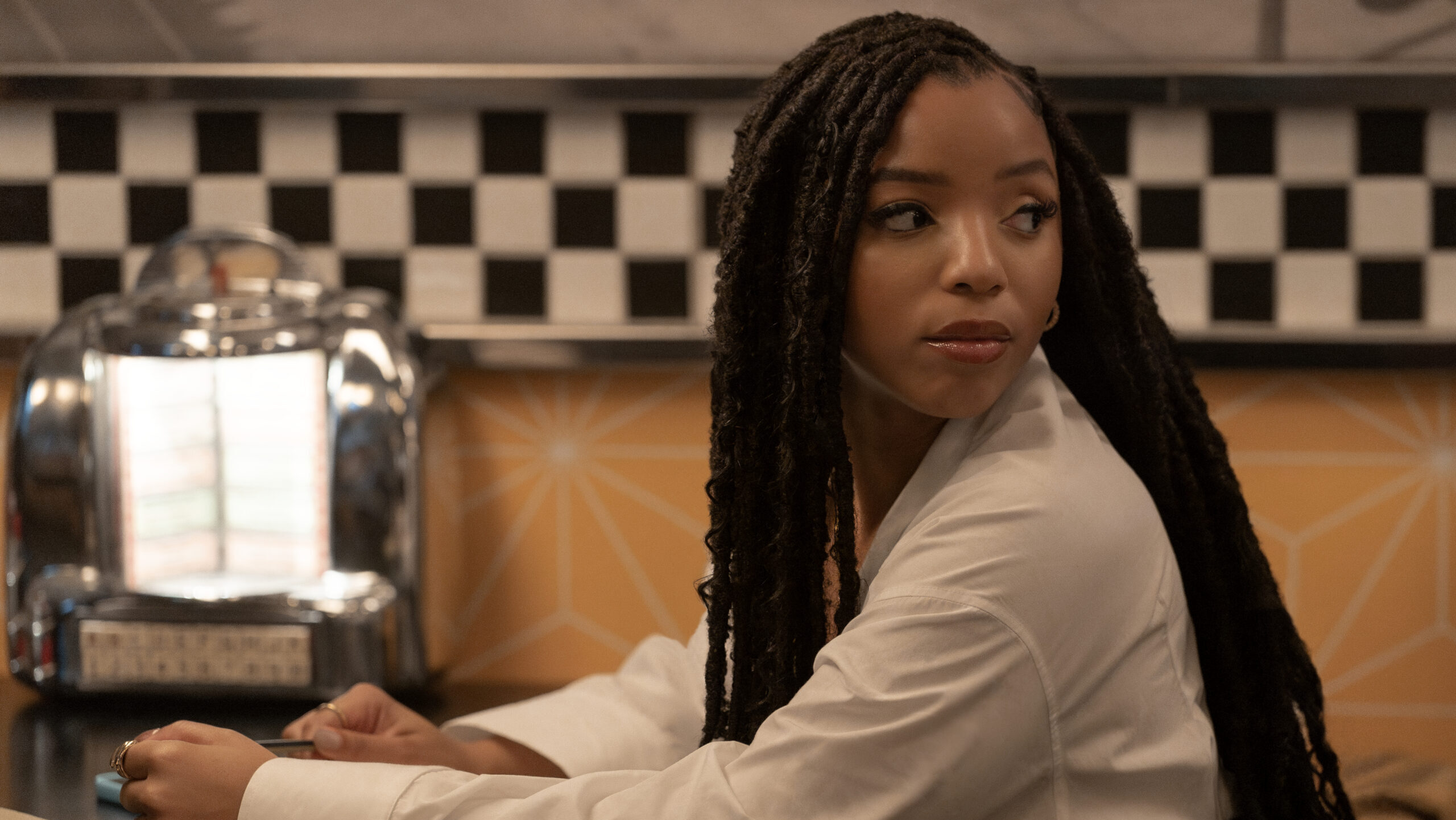 Pictured: Chloe Bailey as Laila (Photo by: Ilze Kitshoff/Blumhouse)