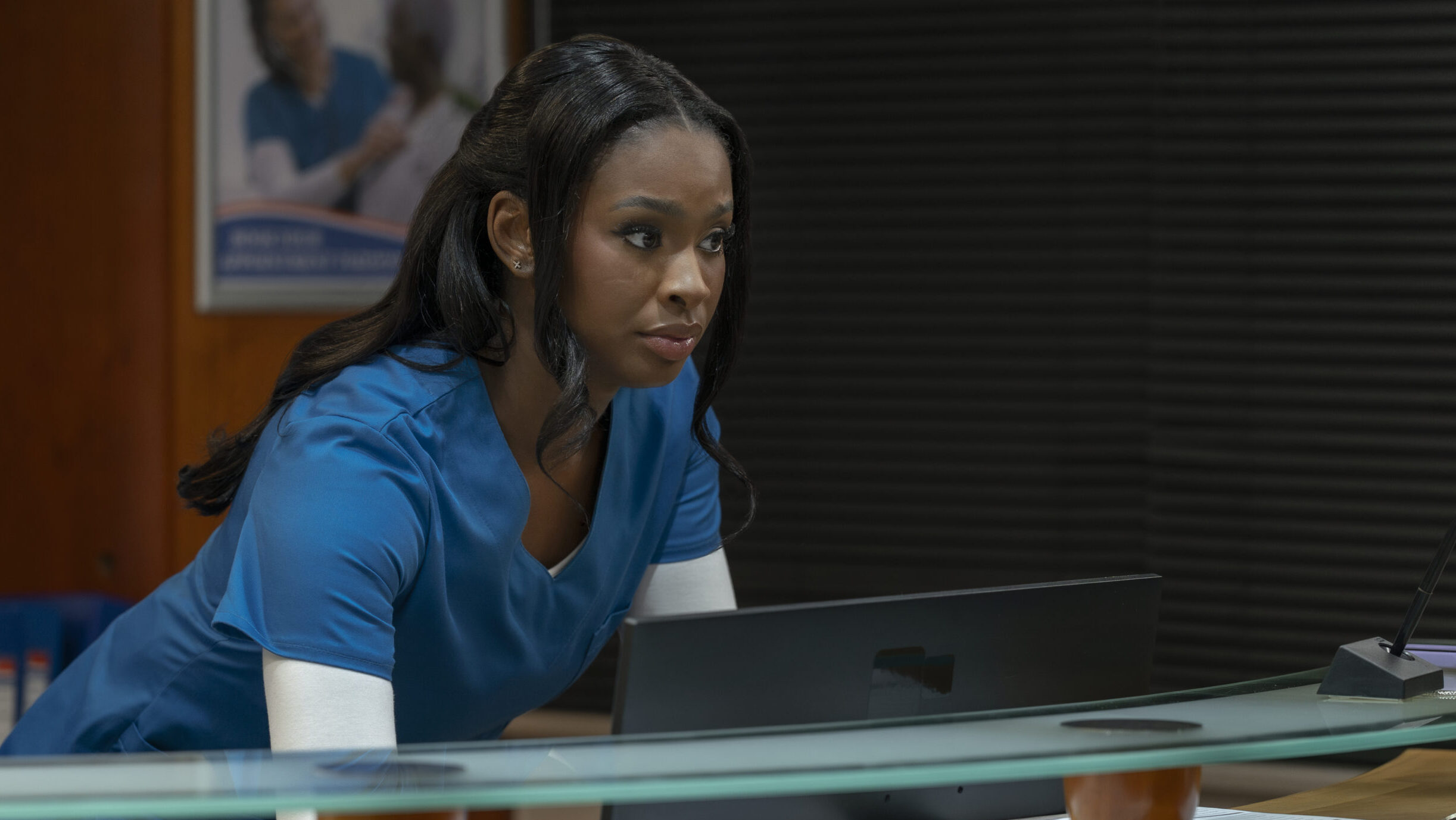 Pictured: Coco Jones as Jasmine (Photo by: Ilze Kitshoff/Blumhouse)